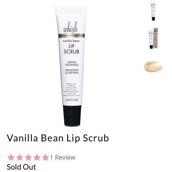 Whish Vanilla Bean Lip Scrub - Picture 3 of 6